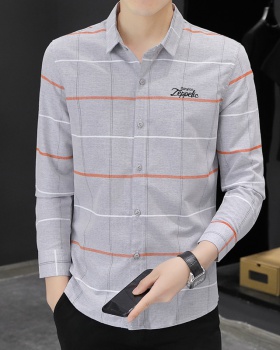 Business slim long sleeve simple Casual shirt for men