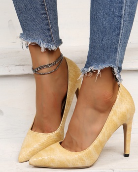 Fashion fine-root high-heeled shoes large yard summer shoes