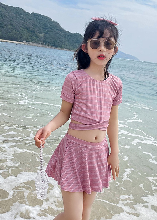 Separate vacation swimwear spa girl skirt