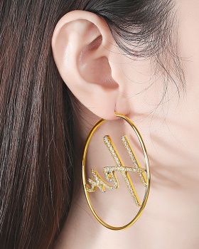 Letters stud earrings earrings for women