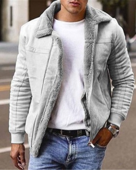 Large yard jacket nubuck thick coat for men