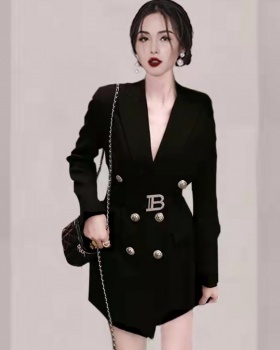 Spring and autumn business suit pinched waist coat for women