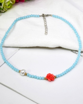 Simple Korean style necklace pearl accessories for women