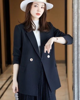 Casual long coat long sleeve autumn and winter tops