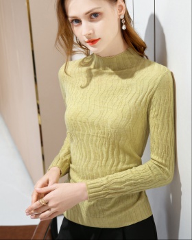 Wool small shirt bottoming shirt for women