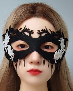 Party mask Punk style couples rivet prom headwear