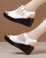 Soft soles platform large yard sandals for women