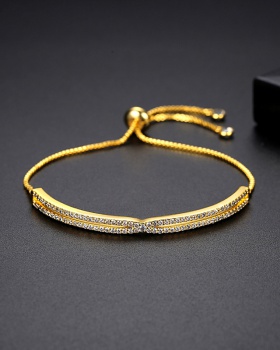 Temperament European style simple zircon bracelets