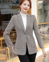 Fashion coat plaid business suit for women
