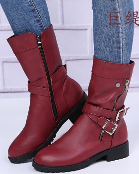 Large yard European style half Boots hasp boots
