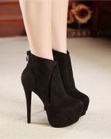 Autumn and winter ankle boots fine-root short boots
