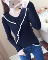 All-match bottoming shirt Western style sweater for women