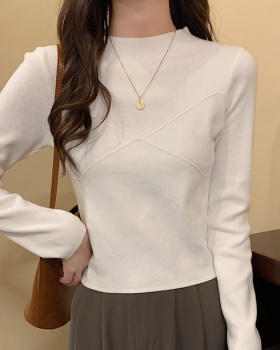 Long sleeve slim bottoming Korean style sweater