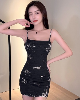Sexy bottoming sling dress