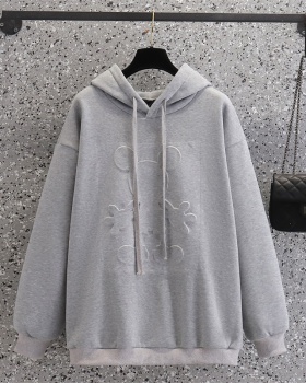 Fat sister thick hooded tops Korean style mickey hoodie