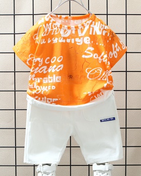 Summer baby child boy Casual casual pants 2pcs set