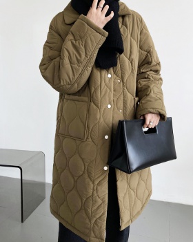 Long clip cotton overcoat winter cotton coat for women