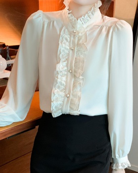 Lady Korean style shirt spring small shirt