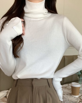 Knitted slim bottoming shirt Korean style sweater