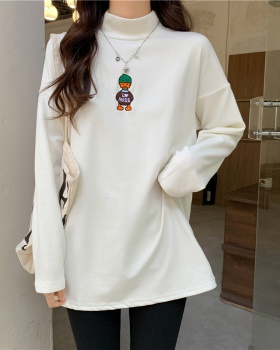 Round neck bottoming shirt Korean style T-shirt for women