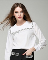 Autumn long sleeve shirt European style tops for women