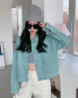 Spring denim Japanese style jacket loose Casual student tops