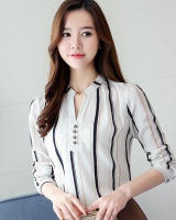 Spring loose tops Korean style chiffon shirt for women