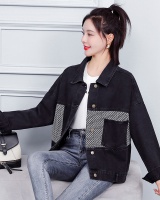 Korean style Casual coat fashion denim jacket for women