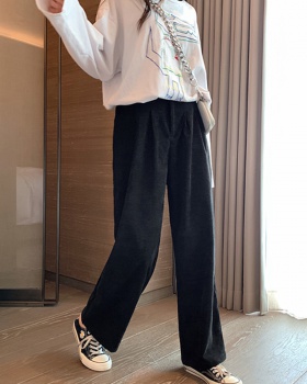 Large yard loose spring straight pants Casual long pants for women