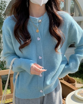 Loose knitted cardigan sweet spring sweater