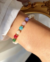 Pearl beads bracelets Bohemian style elasticity accessories