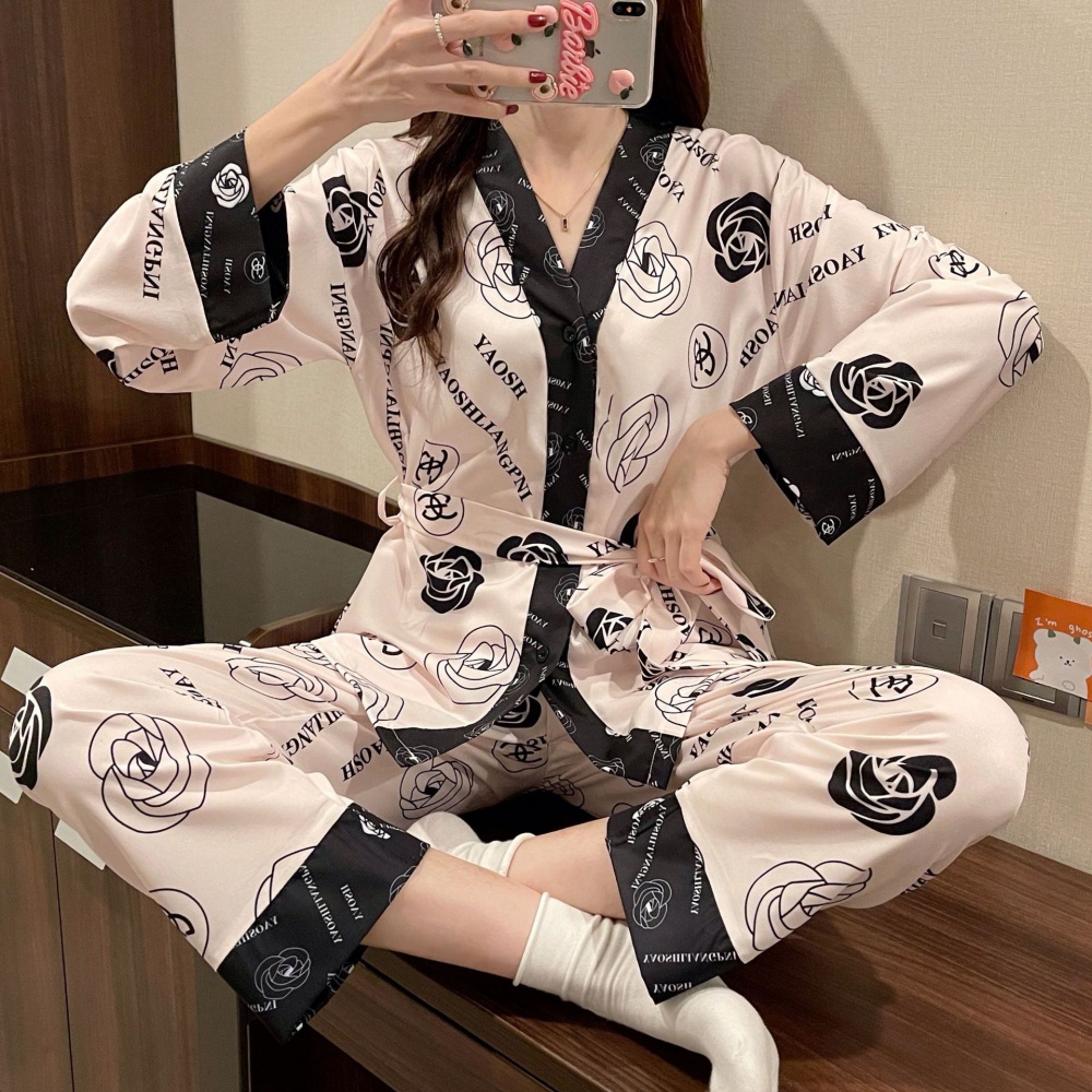 Homewear cotton wears outside pajamas a set for women