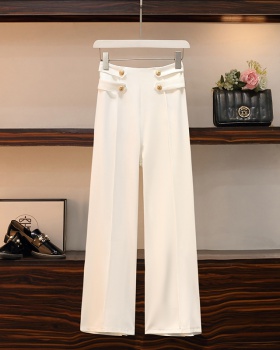 Large yard Western style fat spring wide leg pants for women