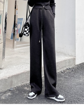 Spring and autumn wide leg pants long pants for women