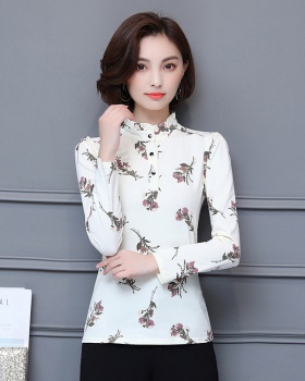 Korean style long sleeve tops large yard spring T-shirt