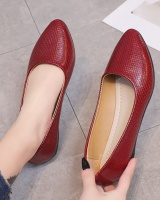 Pointed low shoes spring and autumn flattie for women