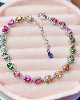 Fashion antique silver rainbow bracelets for women