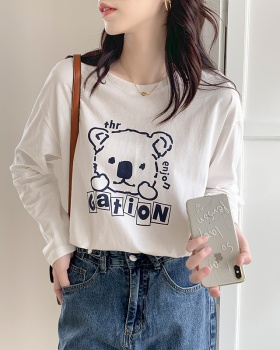 Cubs pure cotton bottoming shirt loose T-shirt