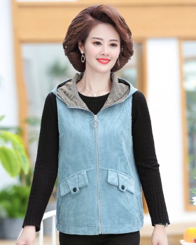 Middle-aged loose vest spring and autumn coat