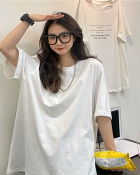 Short sleeve loose Korean style T-shirt for women