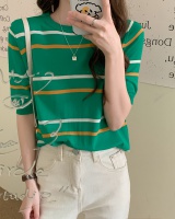 Spring and summer short sleeve sweater Korean style tops