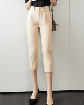 Summer suit pants high waist pencil pants for women