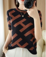 Letters bottoming tops Korean style sweater for women