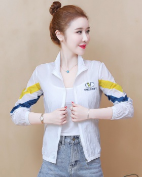 Thin long sleeve coat breathable summer sun shirt for women