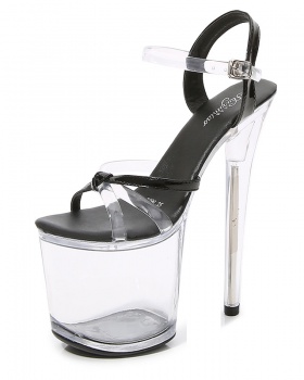 Ultrahigh high-heeled shoes very high sandals for women