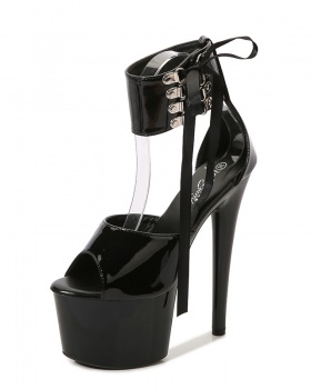 Fine-root ultrahigh high-heeled shoes sexy platform