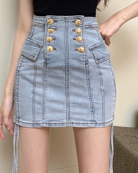 Sexy slim short skirt high waist package hip skirt for women