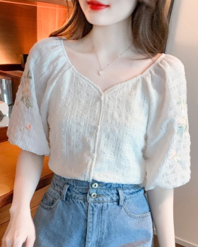 Summer small shirt chiffon shirt for women