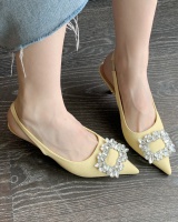Fine-root cat sandals middle-heel fashion shoes