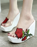 Slipsole sandals embroidery slippers for women